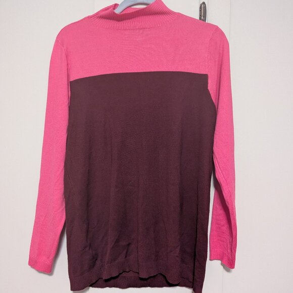 Eloquii Color Block Sweater | 14/16 - Picture 2 of 3